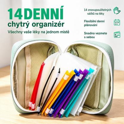 Viren™ – Organizér na léky a vitamíny (14 sáčků)