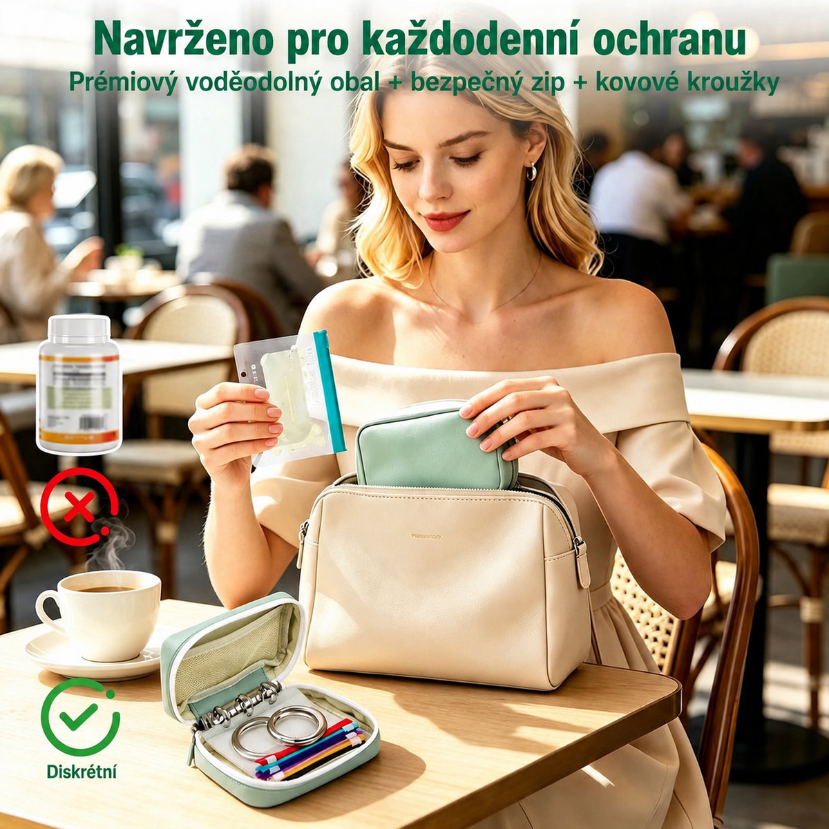 Viren™ – Organizér na léky a vitamíny (14 sáčků)